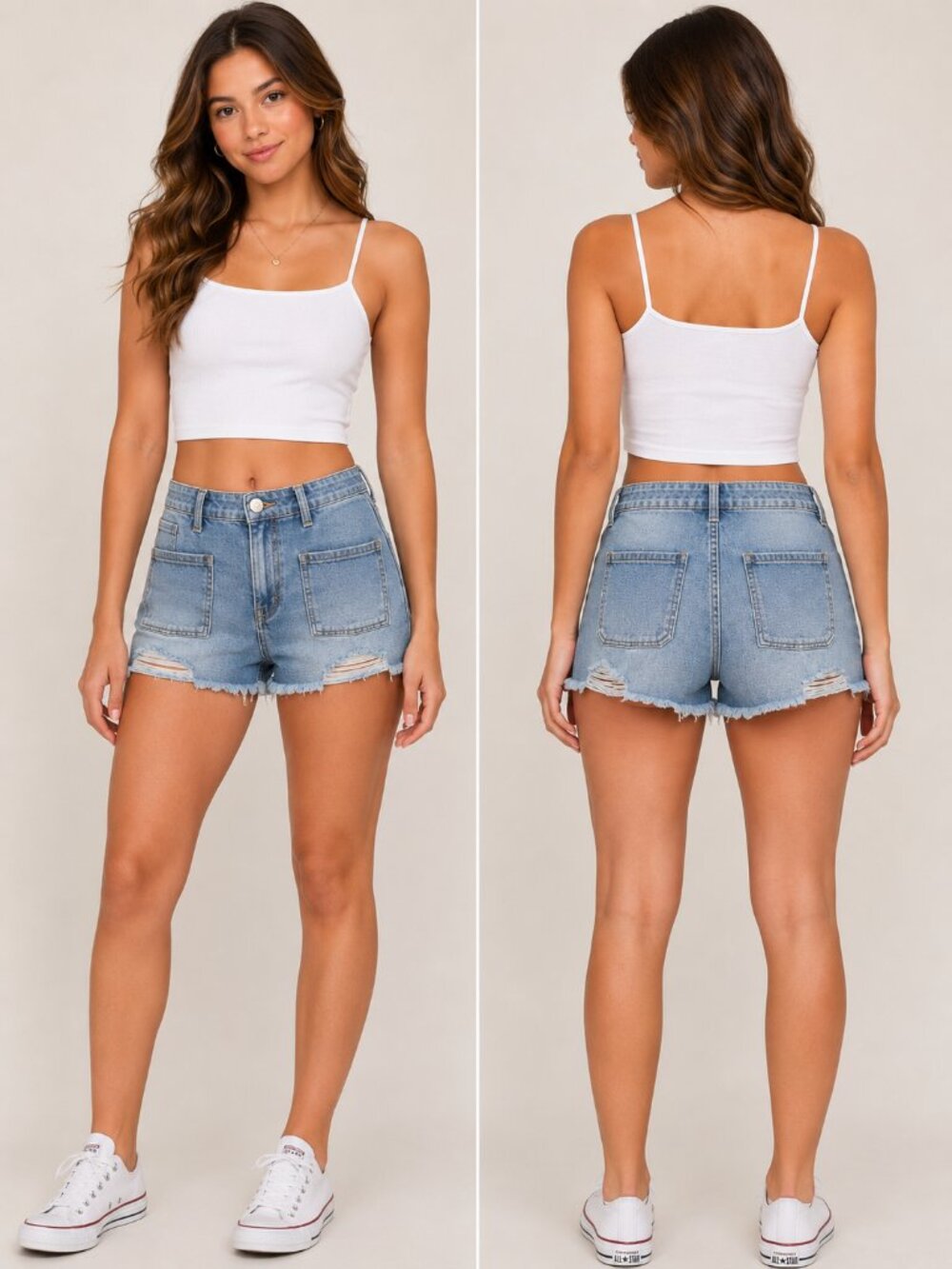 Y2K Cutoff Denim Shorts High Rise Frayed Raw Hem Light Wash Mudd Sz 9